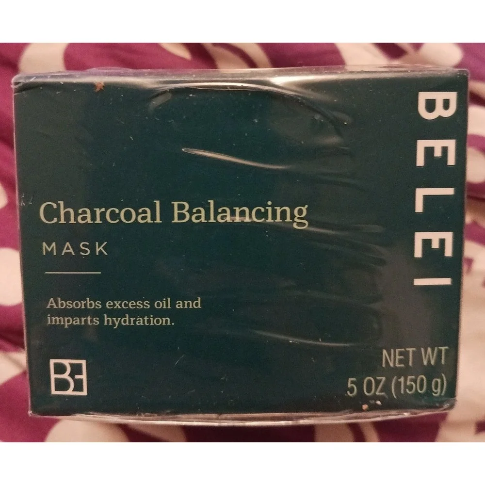 NEW Belei Charcoal Balancing Face Mask, 5oz, Absorbs‎ Excess Oil